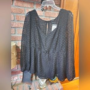 Torrid Peplum Top size 1